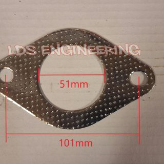 Ford Fiesta 1.0 12v Ecoboost 1.25 1.4 1.6 16v Zetec SE exhaust pipe gasket 1309484